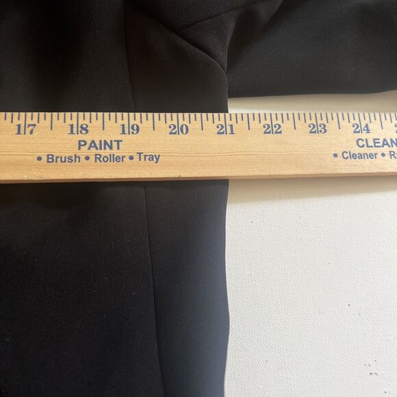 Renee Rowan Black Blazer Long One Button Jacket Office Lined Women size 14 - Picture 8 of 10